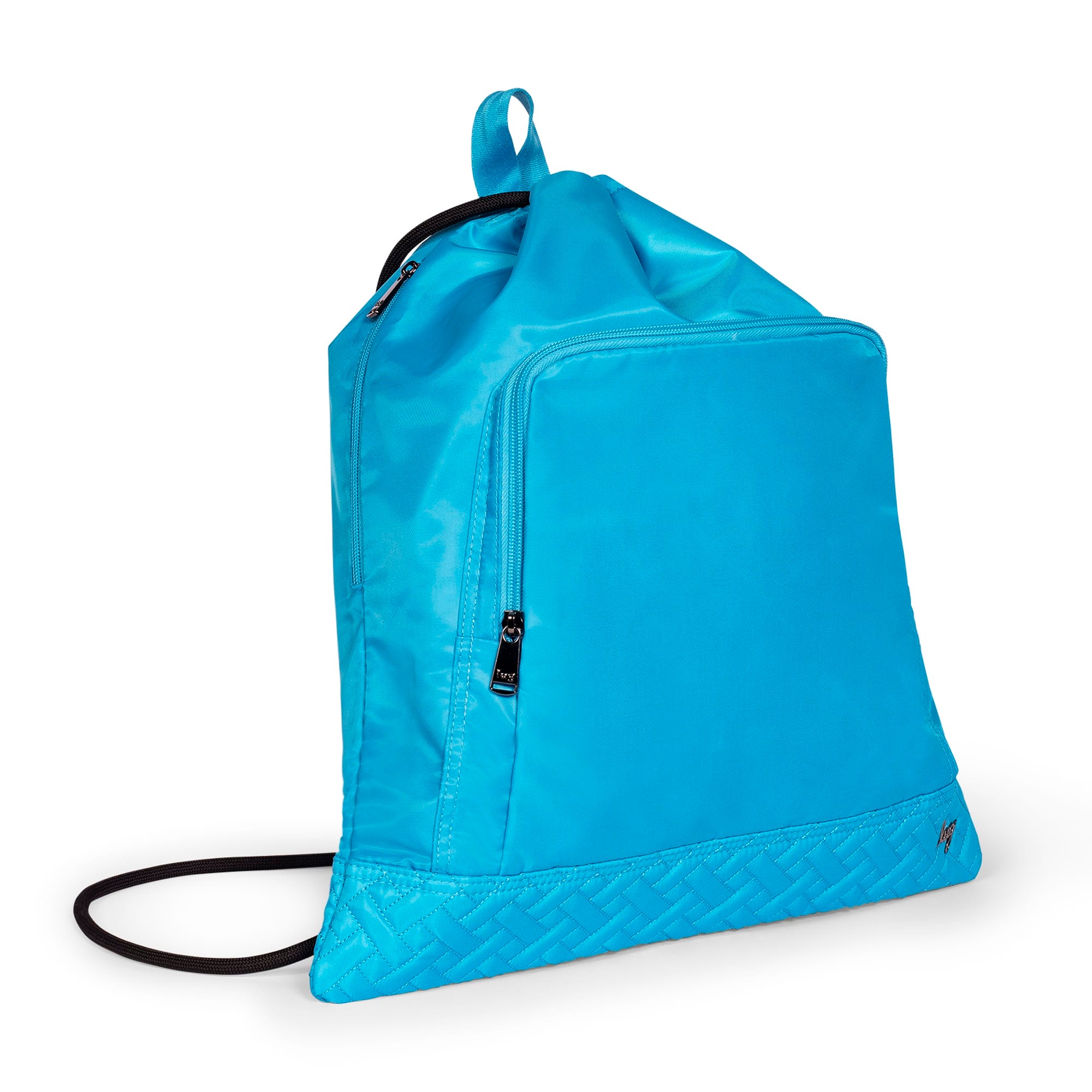 Jumping Jack Drawstring Backpack - SKY BLUE - JumpingJack_SkyBlue_02